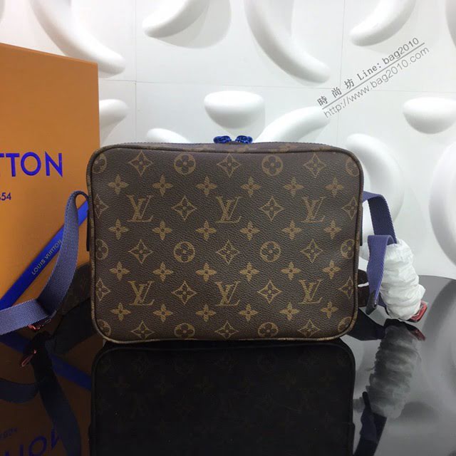 LV包包 LV新款男包 晶片版 M43843 新款Messenger小號郵差包 LV男士單肩斜挎包  ydh3686